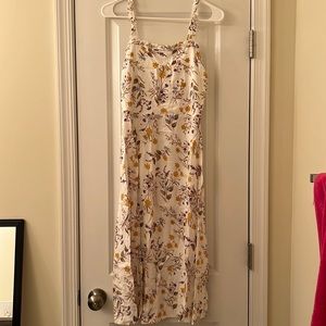 Blue Rain- Frencesca’s white with multi-color flower patterns. Size S